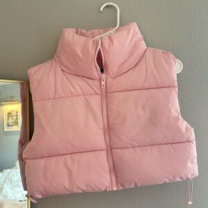 Forever 21 Pink Puffer Vest
